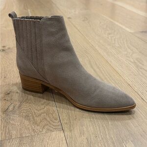 Marc Fisher Taupe Ankle Booties